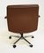 Model P.85 Swivel Chairs in Leather by Giovanni Offredi for Saporiti Italia, Italy, 1980s, Set of 2, Image 7