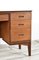 Walnut Floating Top Desk from Austinsuite, 1950s, Image 2