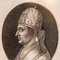 Portrait of Pope Lucius III, 18th-Century, Copperplate Engraving, Framed 4