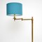 Vintage Solid Brass Adjustable Floor Lamp, 1960s, Image 3