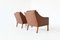 Danish Brown Lounge Chairs by Børge Mogensen for Fredericia, 1963, Set of 2, Image 7
