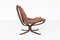 Falcon Lounge Chair in Camel Brown by Sigurd Ressell for Vatne Møbler, Norway, 1970, Image 3