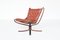 Falcon Lounge Chair in Camel Brown by Sigurd Ressell for Vatne Møbler, Norway, 1970 2