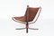 Falcon Lounge Chair in Camel Brown by Sigurd Ressell for Vatne Møbler, Norway, 1970, Image 5