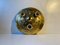 Vintage Embossed Brass Wall Sconce or Ceiling Lamp, 1960s, Image 3