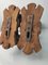 Renaissance Style Curtain Holders Carved in Wood, 1800s, Set of 2 8