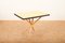 Vintage Yellow Synthetic Resin Wood Side Table 8