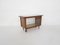 Mid-Century Oak and Glass Serving Trolley Bar Cart, the Netherlands, 1950s, Image 5