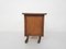 Mid-Century Oak and Glass Serving Trolley Bar Cart, the Netherlands, 1950s, Image 7