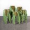 French Stacking School Stools in Mint Green, 1960s 5