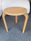 Finnish Alvar Aalto Wood Birch Stool 60 from Artek 5