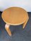 Finnish Alvar Aalto Wood Birch Stool 60 from Artek 3