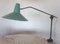 Lámpara de mesa verde, años 50, Imagen 9
