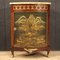Antique French Corner Cabinet in Lacquered Mahogany Wood 12