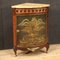 Antique French Corner Cabinet in Lacquered Mahogany Wood 1