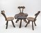 Table Basse Sculpturale Rustique Moderne dans le Style d'Alexandre Noll 11
