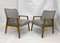 Scandinavian Gray PVC Armchairs, Set of 2 19