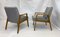 Scandinavian Gray PVC Armchairs, Set of 2 13