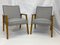 Scandinavian Gray PVC Armchairs, Set of 2, Image 16
