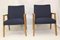 Fauteuils Scandinaves Bleus, Set de 2 1