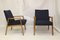 Scandinavian Blue Armchairs, Set of 2 18