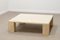 Italian Travertine Coffee Table, 1970s, Image 1