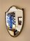 Brass Shield Mirror, 1940s 4