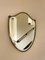 Brass Shield Mirror, 1940s 3