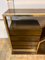 Italian Wood and Brass Console with Drawers, 1970s 3