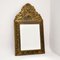 Specchio vittoriano antico in ottone, Immagine 1