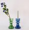 Mid-Century Scandinavian Glass Candle Holders or Vases, Set of 2, Image 3