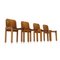 Curved Plywood Chairs from Estel, 1970s , Set of 4, Image 3
