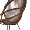 Rattan Armchair with Metal Structure, 1950s 12