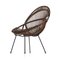Rattan Armchair with Metal Structure, 1950s 6