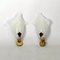 Murano Milk Glass Sconces in the Style of Gio Ponti, 1950s, Set of 2 13