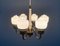 Mid-Century Swedish T526 Chandelier by Hans-Agne Jakobsson for Hans-Agne Jakobsson AB, Image 6