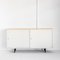 Industrial Spanish Iron Painted Sideboard with Sliding Doors, 1970s, Image 1