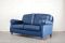 Blue Leather George Sofa from Poltrona Frau, 1999 1