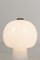 White Mushroom Glass Lamp by Karin Korn 6