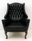 Original Leather Chesterfield Armchair in Georgian Style, 1950s, Image 2