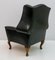 Fauteuil Chesterfield Original en Cuir de Style Géorgien, 1950s 7