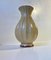 Art Deco Vase aus handbedrucktem Steingut von Knabstrup, 1930er 3