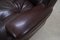 Vintage Brown Leather Lounge Chair and Ottoman from Terstappen, Image 7