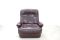 Vintage Brown Leather Lounge Chair and Ottoman from Terstappen, Image 13