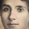 Portrait einer jungen Frau, 1888, Kohle auf Papier, gerahmt 4