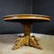 Antique Wooden Oval Table with Lions Heads on the Legs 3