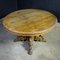 Antique Wooden Oval Table with Lions Heads on the Legs 2