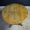 Antique Wooden Oval Table with Lions Heads on the Legs 6