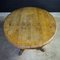 Antique Wooden Oval Table with Lions Heads on the Legs, Image 6