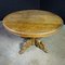 Antique Wooden Oval Table with Lions Heads on the Legs, Image 4